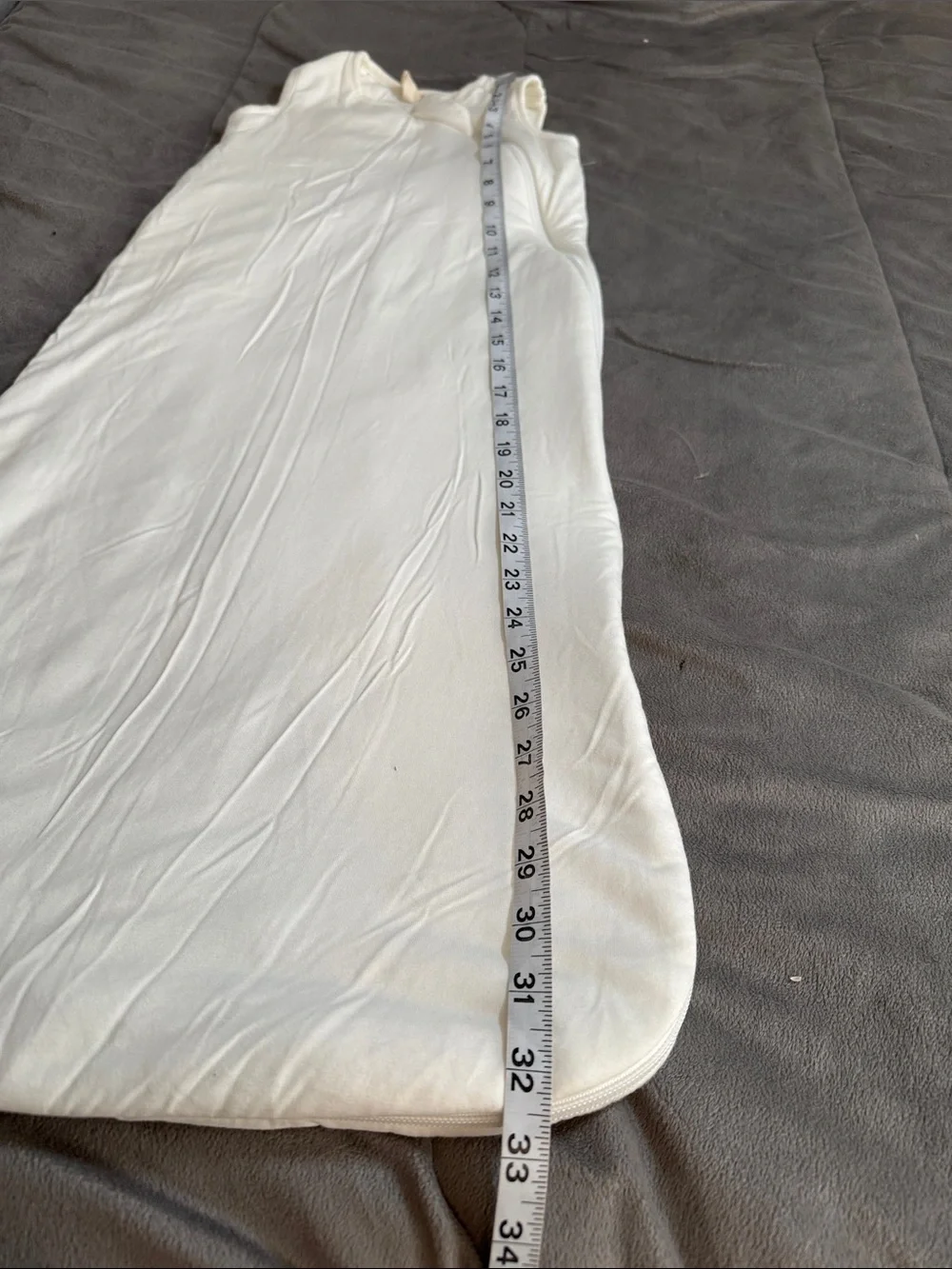 Kyte BABY Sleeveless off white Maxi thick warm & cozy Sleep Sack 6-18 mo unisex